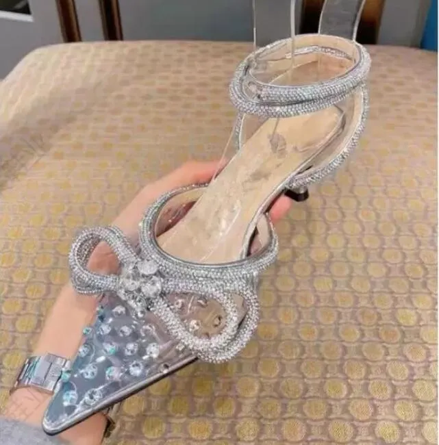 Wholesale Clear And Rhinestone Heels: Womens Transparent High... At Only  $100.47 | DHgate.Com