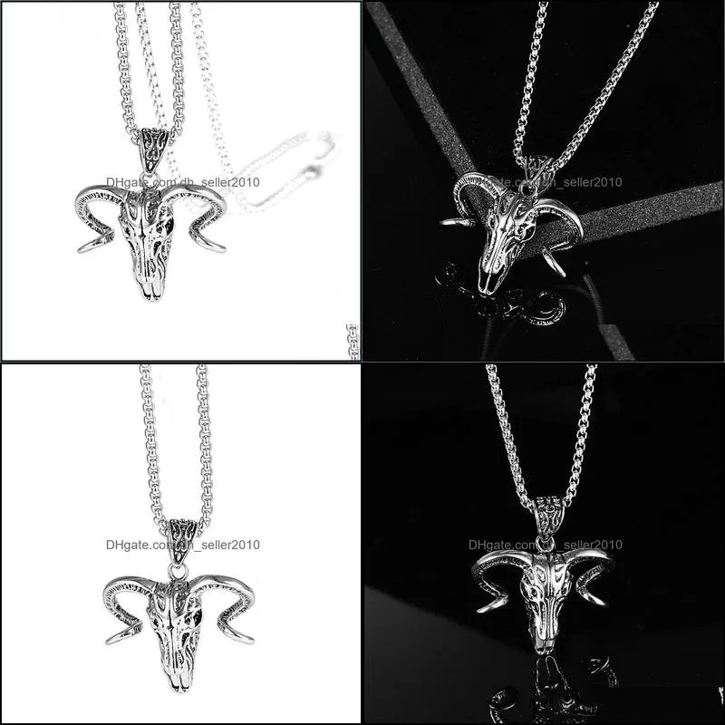 hip hop jewelry sheepshead necklaces pendant fashion jewelry for women men pendant necklace