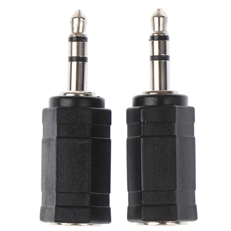 Connettori audio stereo da 3,5 mm maschio a 2,5 mm femmina adattatore spina MIC adattatori convertitore Mini Jack AUX