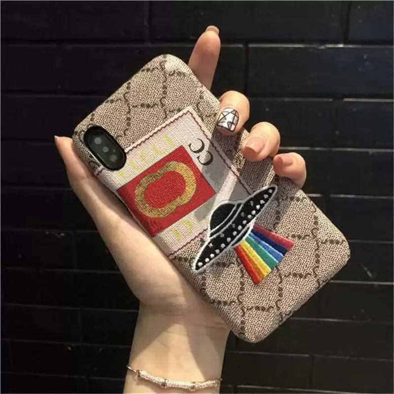 Fashion Phone Case Luxury Designer Embroidery Snake Phones Cases Classic Letter Unisex IPhone 13 11 12 Pro Max Mini X XS Xr High Quality