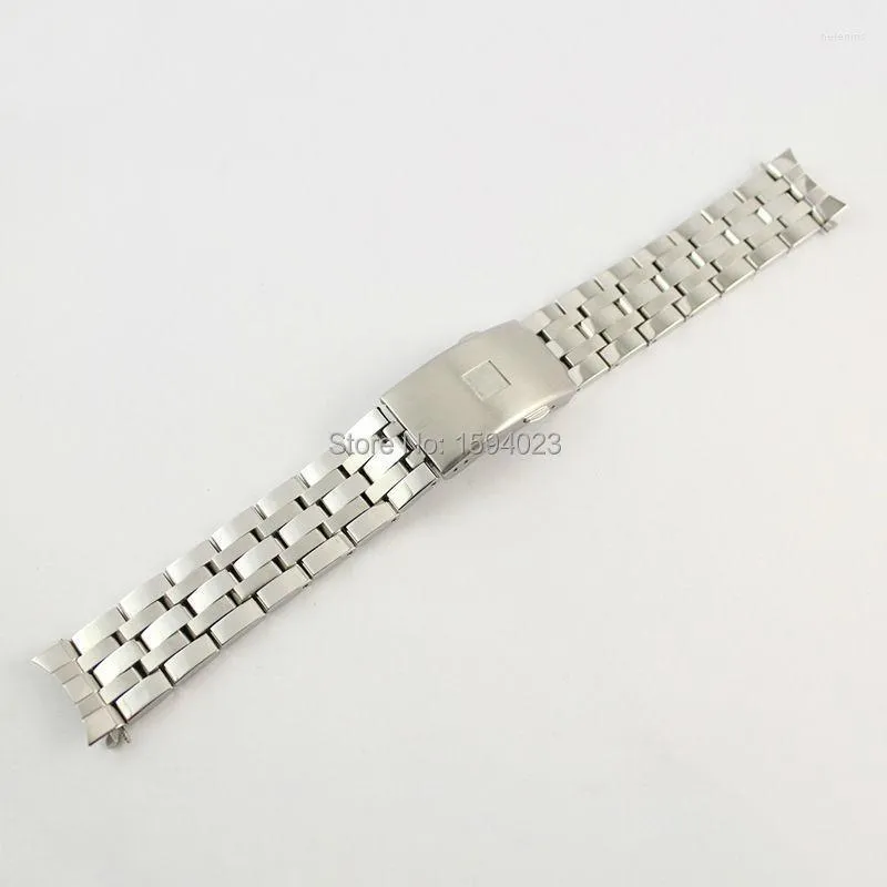 Watch Bands 19mm PRC200 T17 T461 T014430 T014410 Watchband Solid Stainless Steel Bracelet Male Strap Hele22