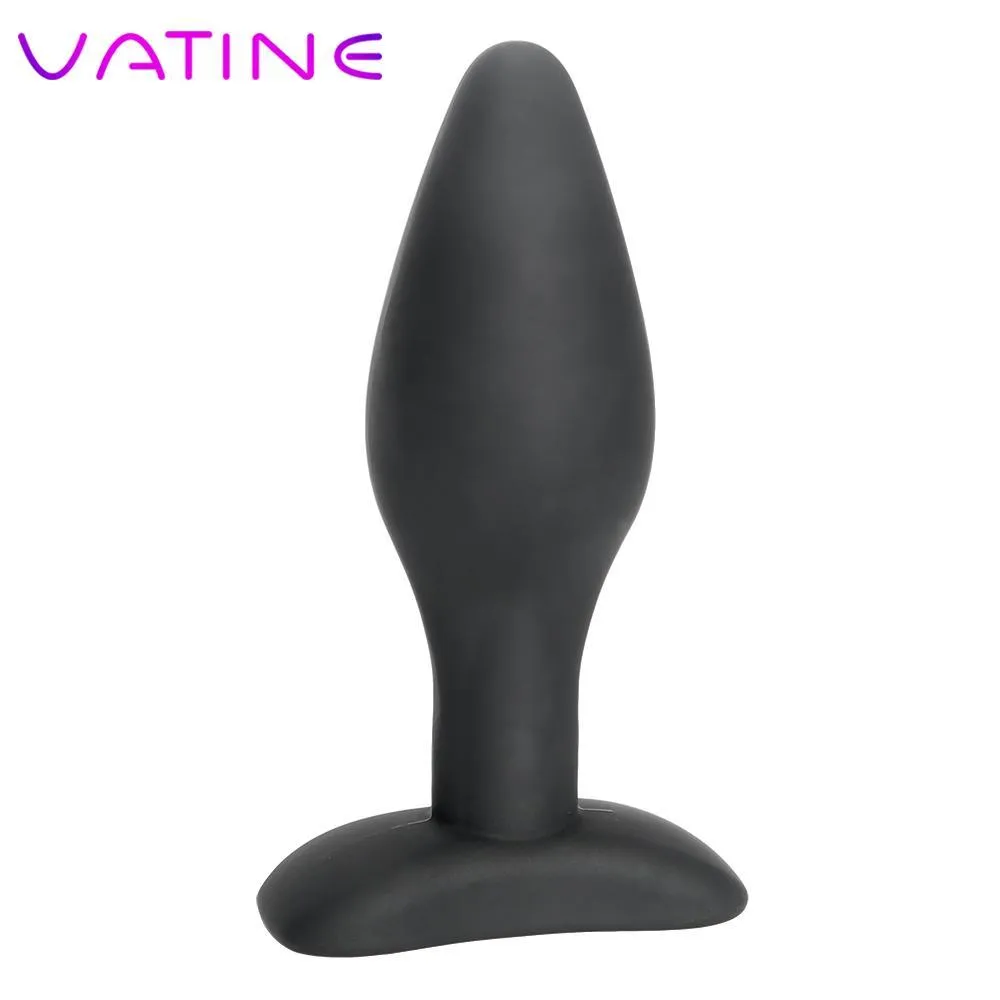 Vatine Anal Plug Prostate Massager Silicone Butt Sexiga leksaker för män Kvinnor Gay Adult Products