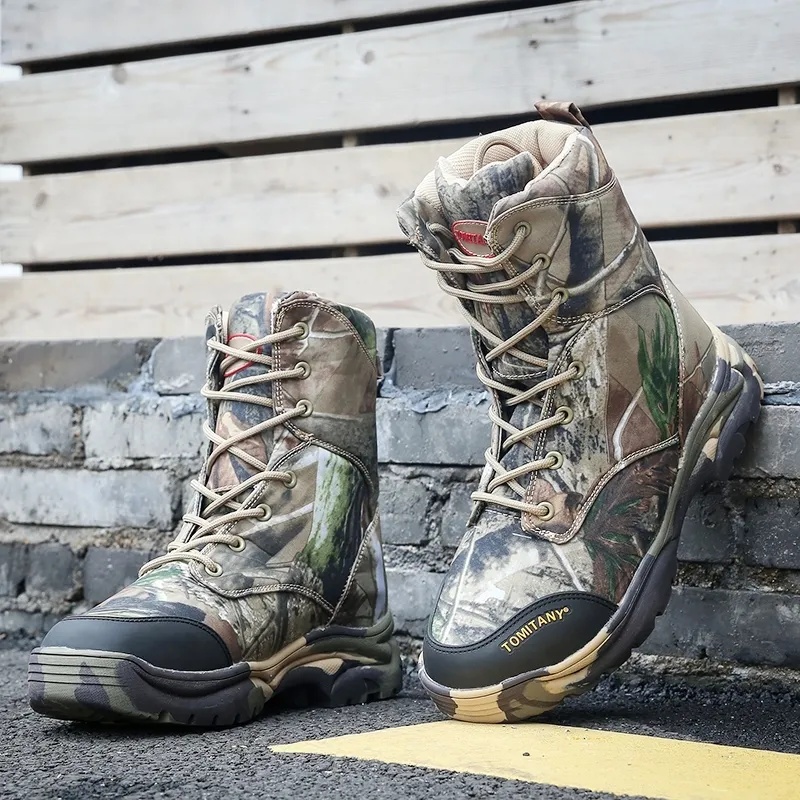 Botas Militares Para Hombres Botas De Invierno Con Cordones