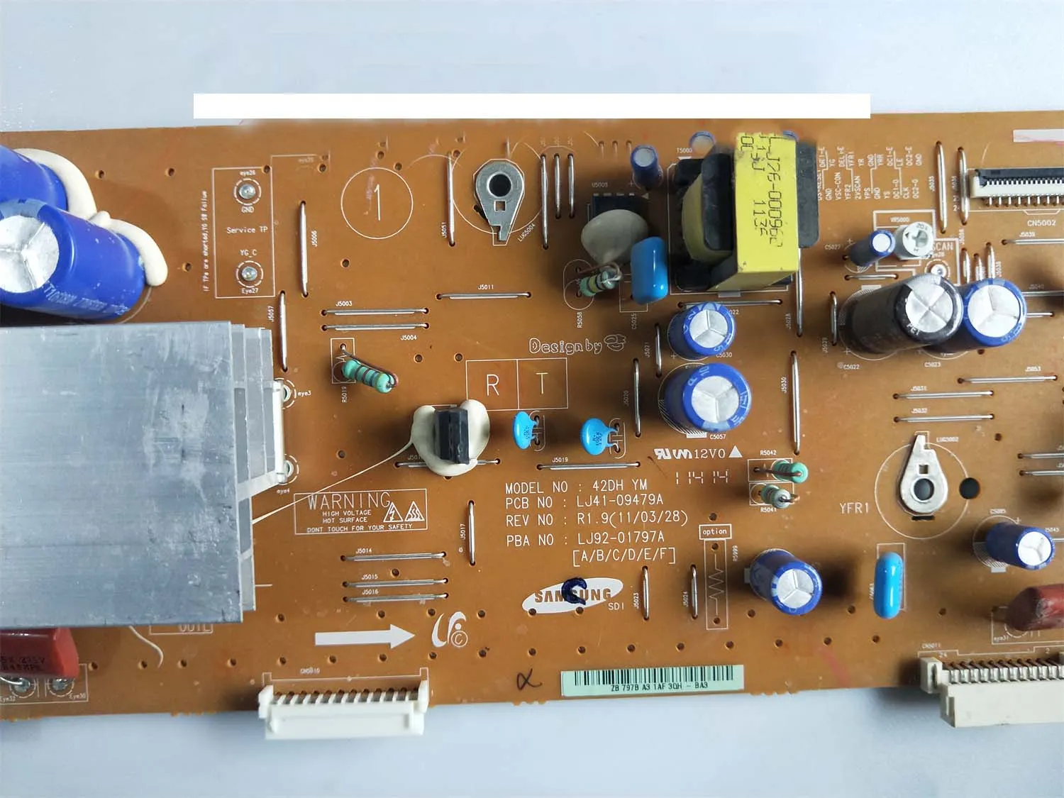 LJ41-10281A LJ92-01897A Power Supply Board FOR S43SD-YB01