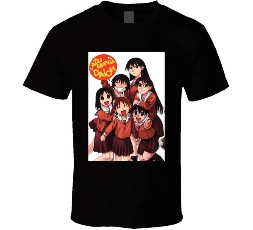 Herren T-Shirts Azumanga Daioh Anime TV Show Poster Cooles Fan T-Shirt