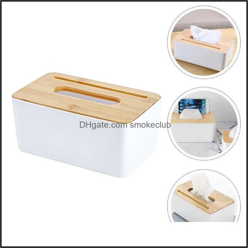 Tissue Boxes & Napkins 1pc Holder Multi-purpose Box Practical Storage