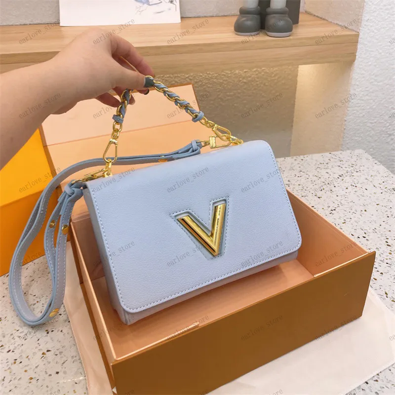 Women Messenger Bag Luxury Designer Twist Shoulder Bags Womens Fashion Leather Handbag Totes Bags Cross Body Bag Lady Summer Purse Wallet