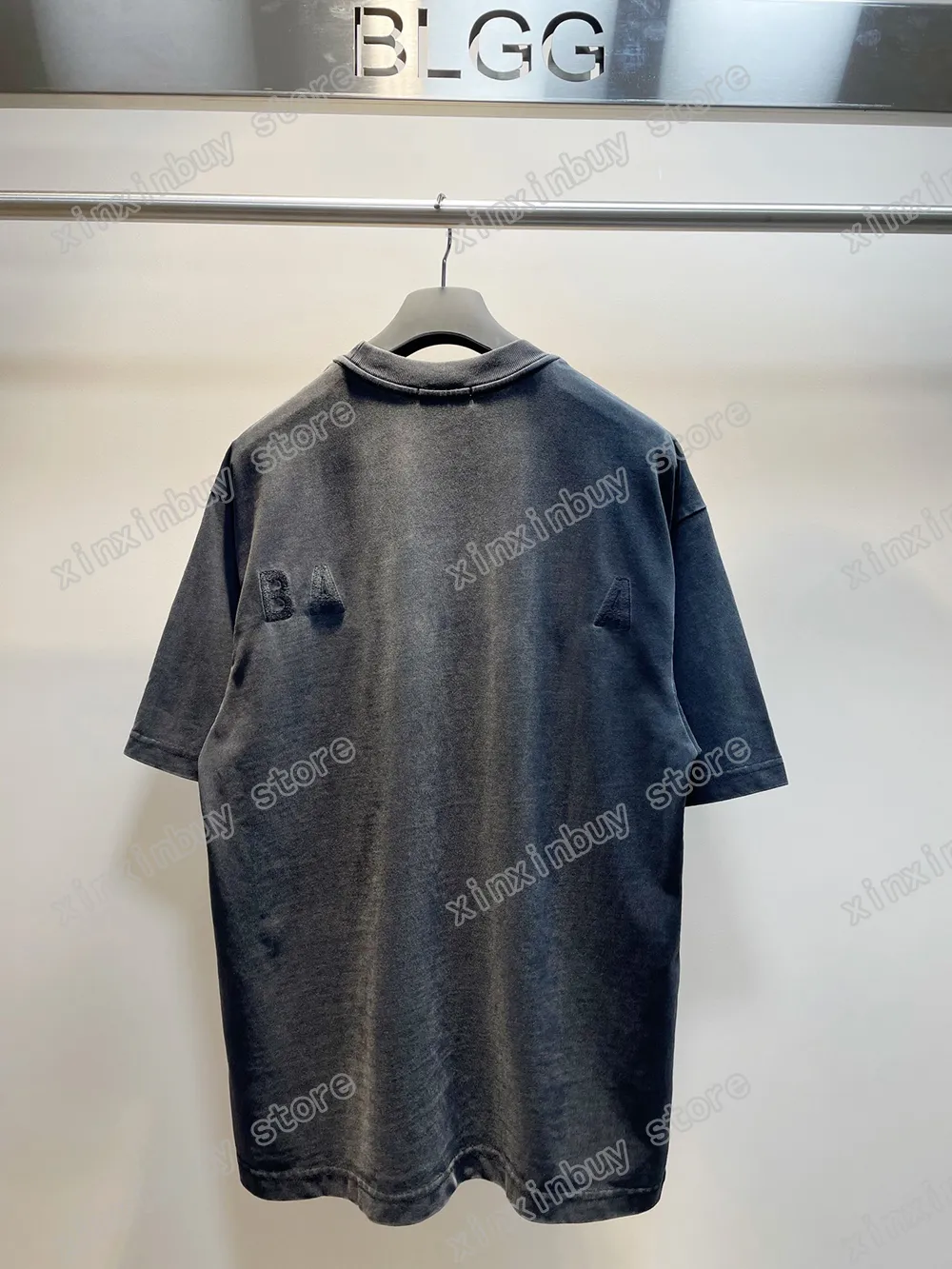Wholesale Designer Embroidered Distressed T Shirt Tee For