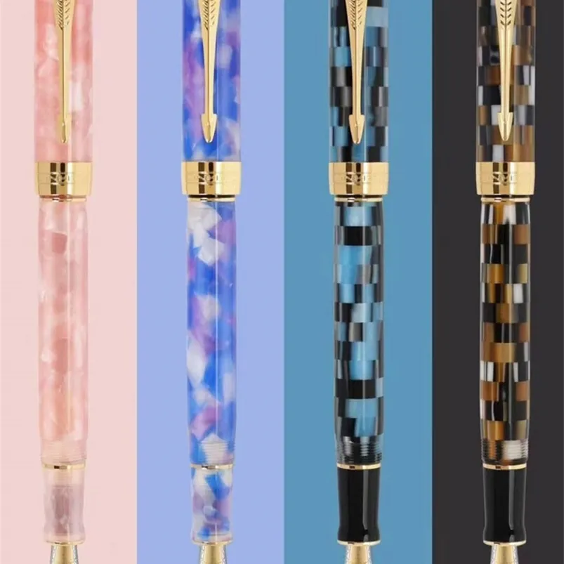 Wholesale Luxury Jinhao 100 Fountain Pen Century Checkerboard Kaleidosc