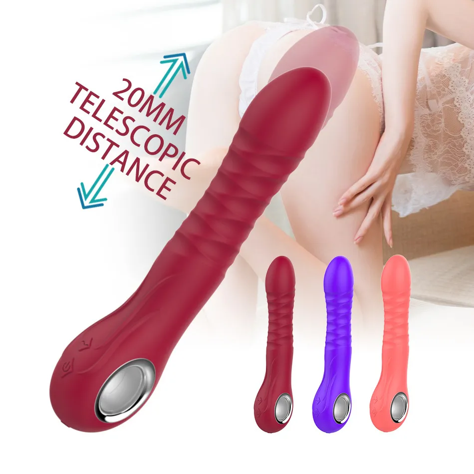Heating Telescopic Stick G Spot Vibrator Fidget sexy Toys for Women Adults 18 Vagina Clit Female Masturbator Intimate Goods Shop