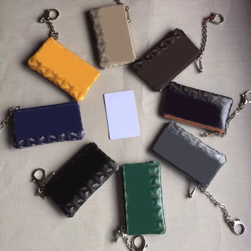Designer Luxurys Geldbörsen Schlüssel Damen Herren Schlüsselanhänger Kreditkarteninhaber Münzgeldbörse Mini-Geldbörse Tasche mit Box
