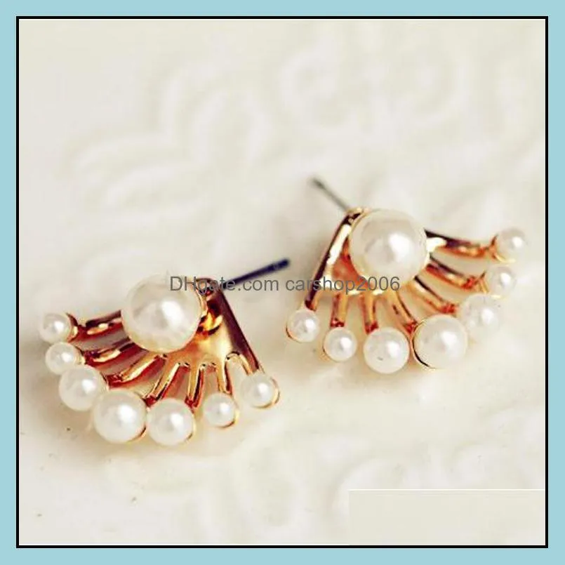 Fashion Jewelry Exquisite Little Imitation Pearl Stud Earrings