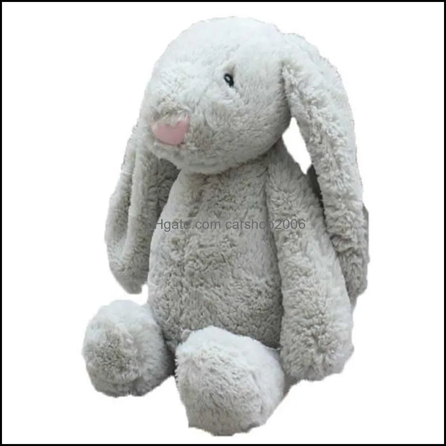 Party Favor Easter Rabbit Soft Stuffed Animal Doll Toys 30cm 40cm Cartoon Simulator Bunny Ear Plush Toy for Kids Birthday Girlfriend