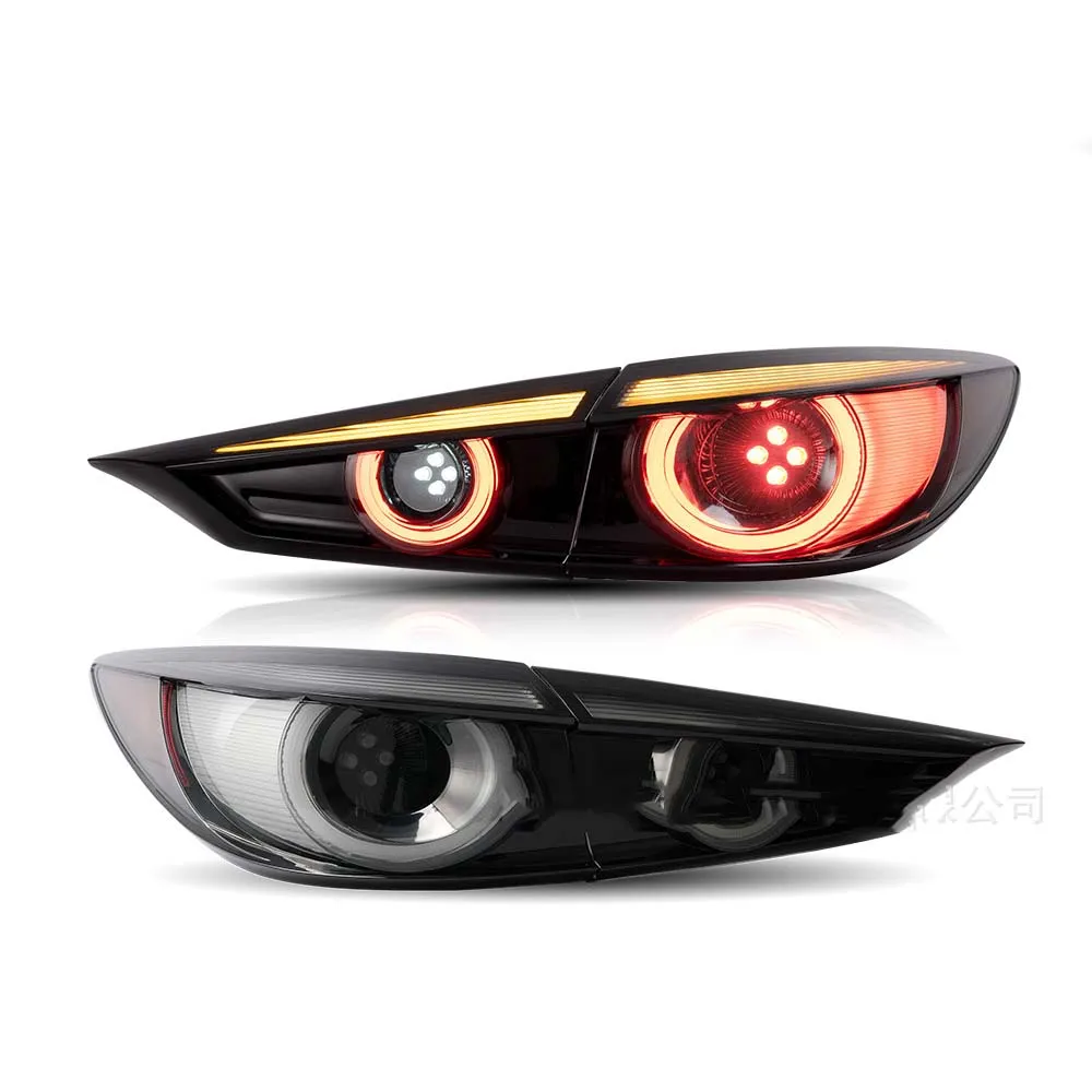 Bil LED -bakljus Streamer Start Up Animation för Mazda 3 Axela Fog Turn Signal Dynamic Baklampans belysningsenhet