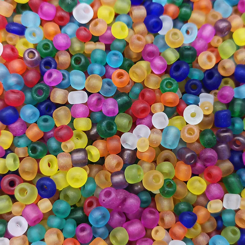 Granos de semillas de vidrio 5G 2 3 4 mm cuentas de aclicos sueltos pequeños Poty Jewelry Beads for DIY Craft Project Pulsera Collar de joyería