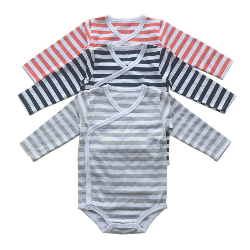 Toptan ve Perakende Yenidoğan Bebek Pamuk Romper Tulum Toddle Bebek Bodysuit Çocuk Tek Parça Onesies Tulumlar Tırmanma Giysileri