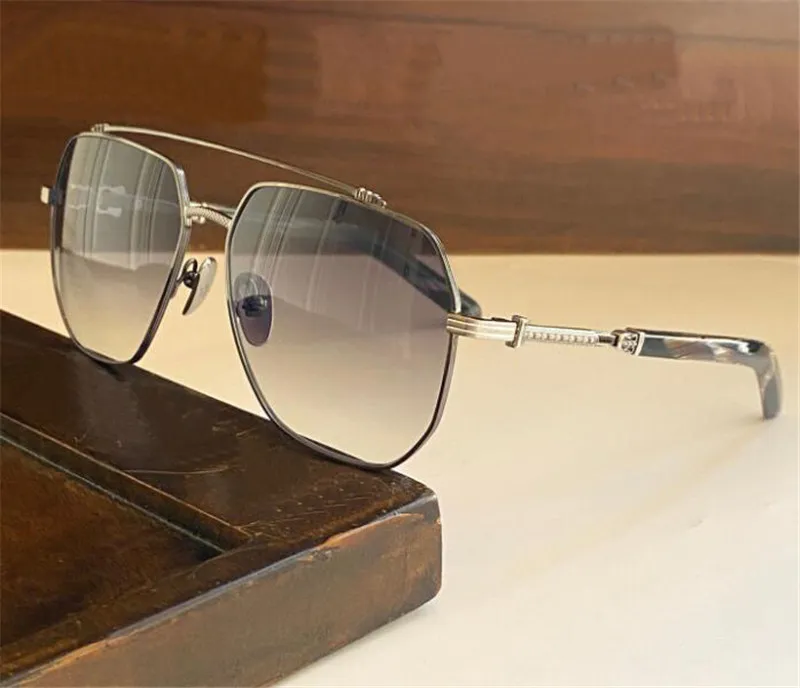 designer novo design masculino óculos de sol HAND-A armação quadrada de metal estilo popular e generoso óculos de proteção uv400 óculos de proteção ao ar livre 0AHV
