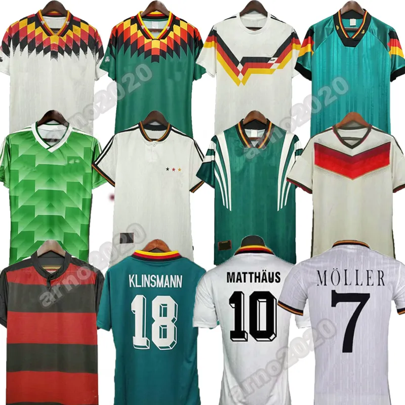 1990 1992 1994 1988 Duitsland Retro voetbalshirt Littbarski BALLACK KLINSMANN 1998 2014 Matthias klassieke vintage KALKBRENNER 1996 2004 2006 voetbalshirts