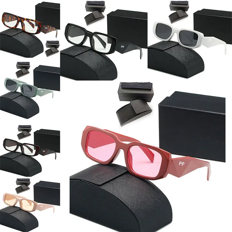 11 Цветовые модельер -дизайнер солнцезащитные очки классические очки Goggle Outdoor Beach Sun Glasses для мужчины Женщина По желанию треугольной подписи 17 Бан -Бан