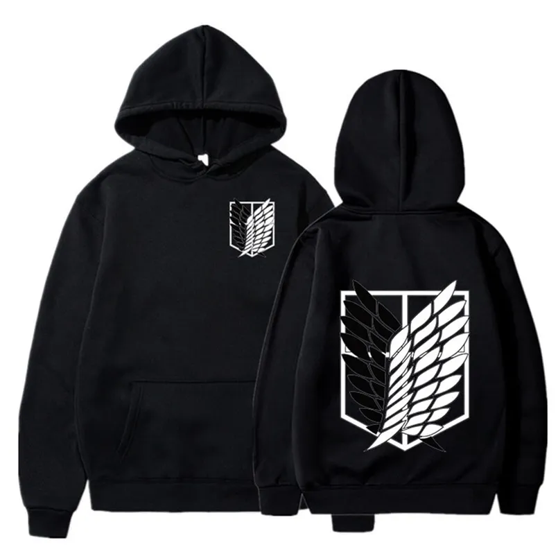 Men s Hoodies Sweatshirts Attack On Titan Hoodie Japanese Anime Hingeki No Kyo 220823