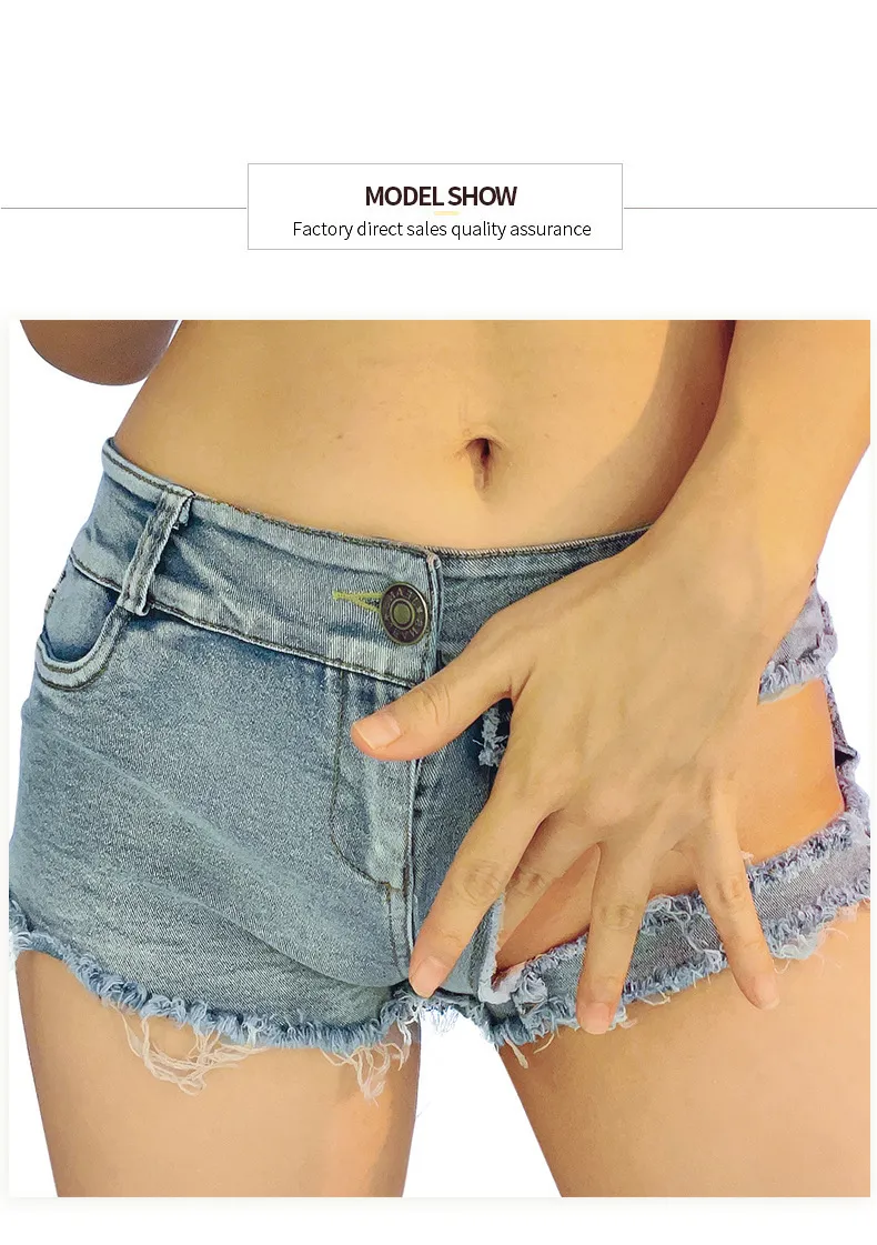 Summer Women Shorts Mini Night Club Low Waist Short Jeans Shorts