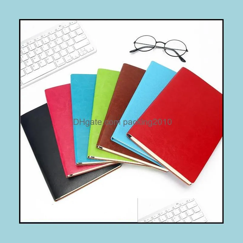 Writing Journal Notebook PU Leather Colorful Journals Daily Notepad Diary Journal Travel Notebooks for Students