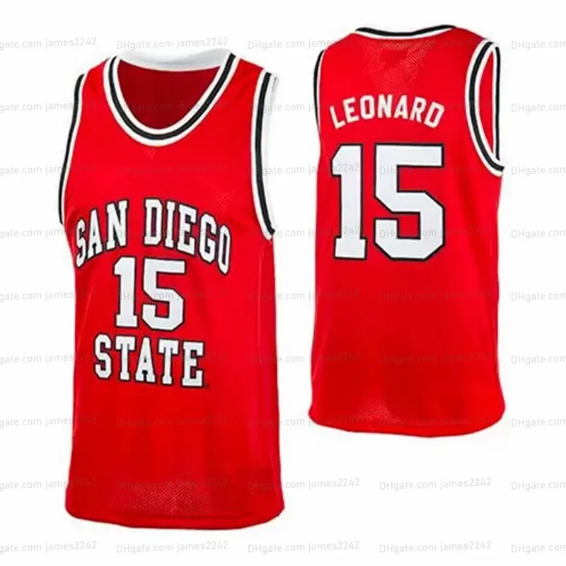 Custom Kawhi Leonard College Retro Classic Basketball Jersey Mens