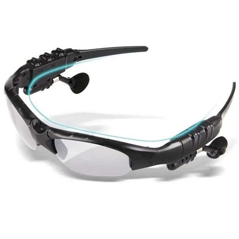 Bezprzewodowe słuchawki Bluetooth Okulary przeciwsłoneczne Outdoor Smart Glassessun Zestaw słuchawkowy Sport z mikrofonem do smartfonów