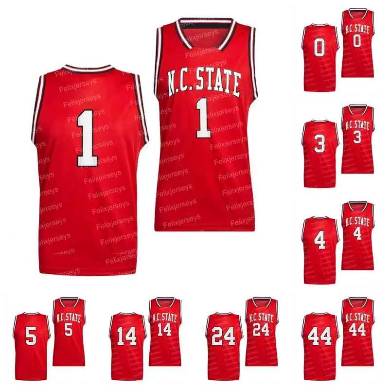 Thr nc State Wolfpack NCAA College Basketball Jersey Dereon Seabron Terquavion Smith Jericole Hellems Cam Hayes Casey Morsell Thomas Allen