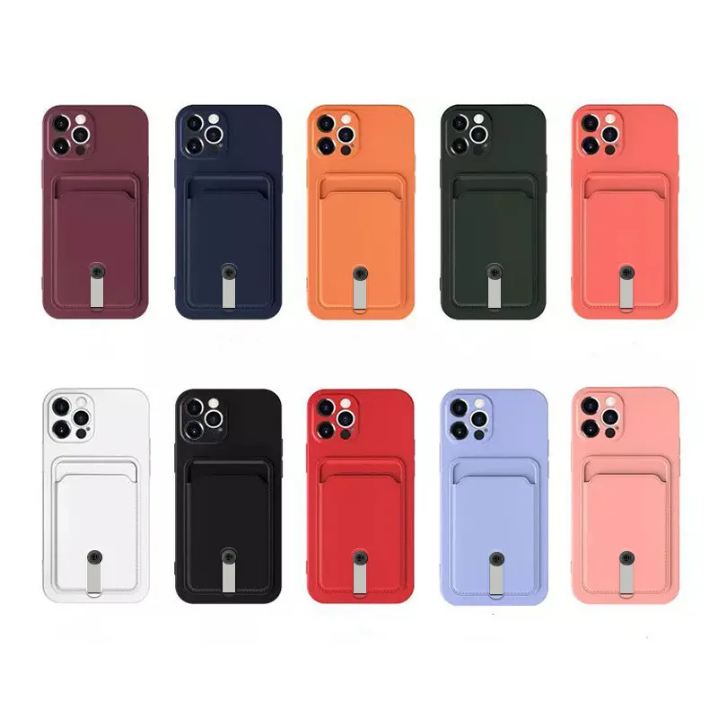 Cell Phone Cases suitable for 13 simple TPU mobile phone case solid color drop-proof card fine hole protective cover