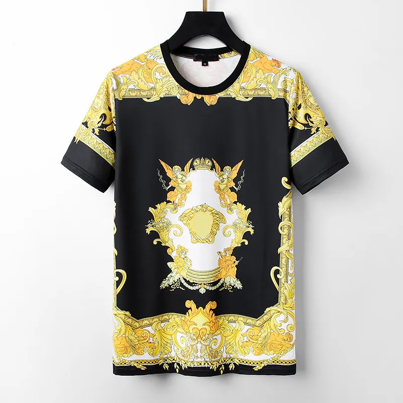 티셔츠 디자이너 럭셔리 남성복 여름 통기성 느슨한 남성복 여성 애호가 힙합 거리 패션 100%면 짧은 슬리브 H2
