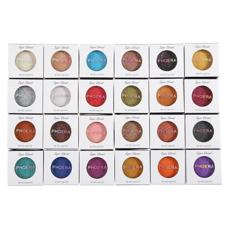 Eye Shadow Pc Glitter Eyeshadow Palette Metal Powder Makeup Natural Pigment 24 Colors Facial CosmeticEye