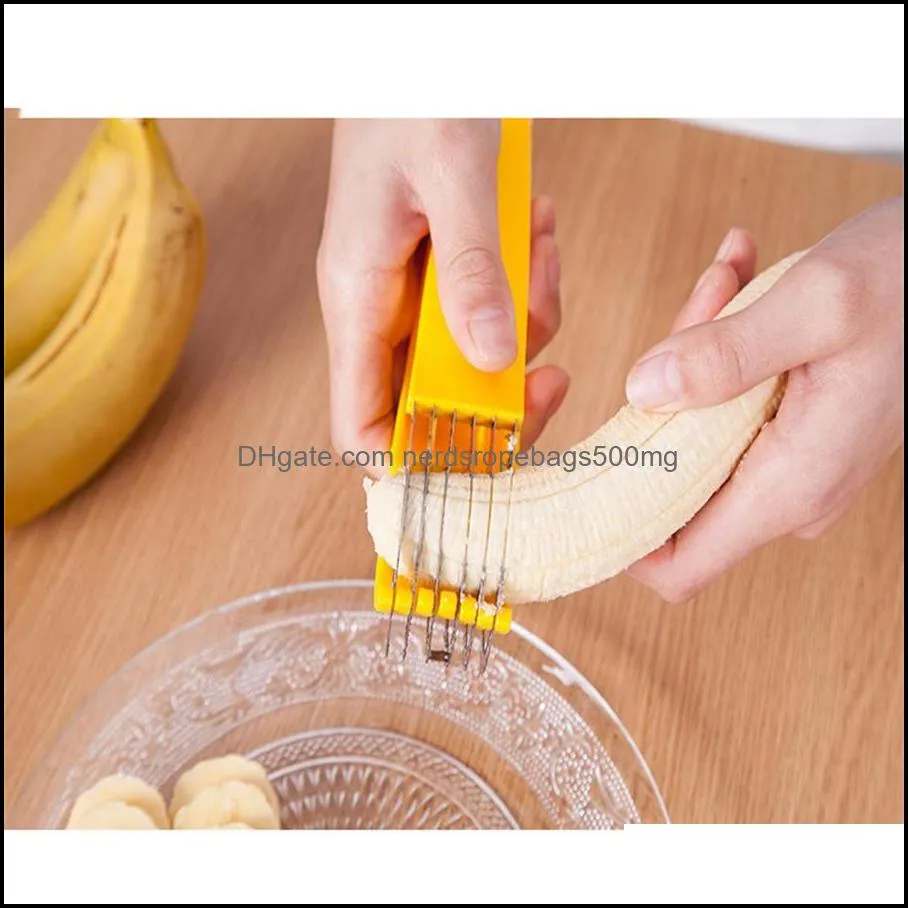 Other Household Sundries Creative fruit cutting kitchen gadget banana slicer fruit divider