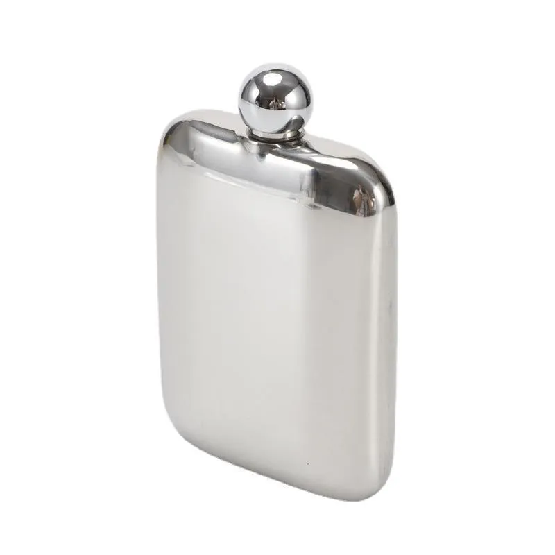 Stainless Steel Portable Mirror Face Alcohol Hip Flask Liquor Wine Pocket Bottle Pots Drinkware D924