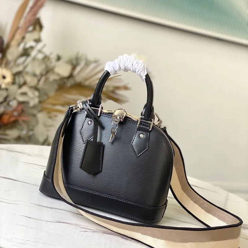 10A L 가방 거울 Alma BB Crossbody Bag M59217 패션 토트 핸드백 여성 진정한 사치 여성 어깨 가방 L074