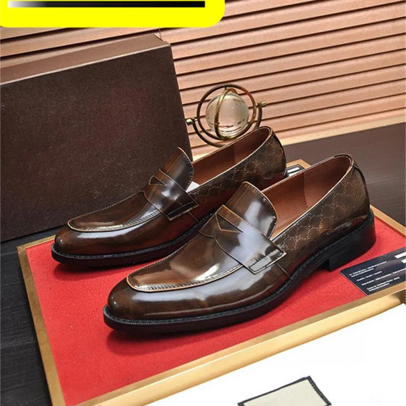 A11 Luksusowe męskie sukienka Oxford Designer Shoe Oryginalna skórzana skórzana ręcznie robione ręcznie męskie buty męskie urzędowe biuro biznesowe formalne buty mężczyzn rozmiar 38-45 EUR