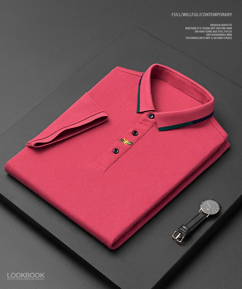 高品質の新しいブランドPaul Short-SleevedTシャツMen Bee Polo Shirt 100％Cotton Lapel Business Korean Summer Embroidery Men'191u