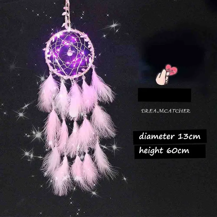 16 Styles Dream Catcher Festival Hediyesi El yapımı yarım daire ay tasarım sanat zanaatlar rüya kılıfı tüy asılı yıldız ev duvar dekorasyon süslemesi b0715