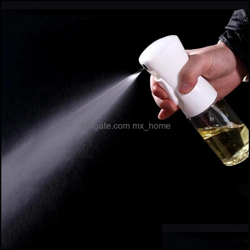 Multifunction Leak-proof 200ml 300ml PET oil spray bottle Kitchen Olive oil sprayer For Cooking BBQ