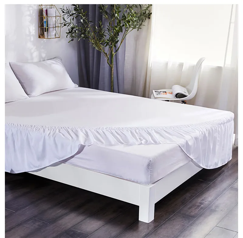 Cover Box Spring Zinus Smartbase Bed Skirt 150 Bedspread With Frills