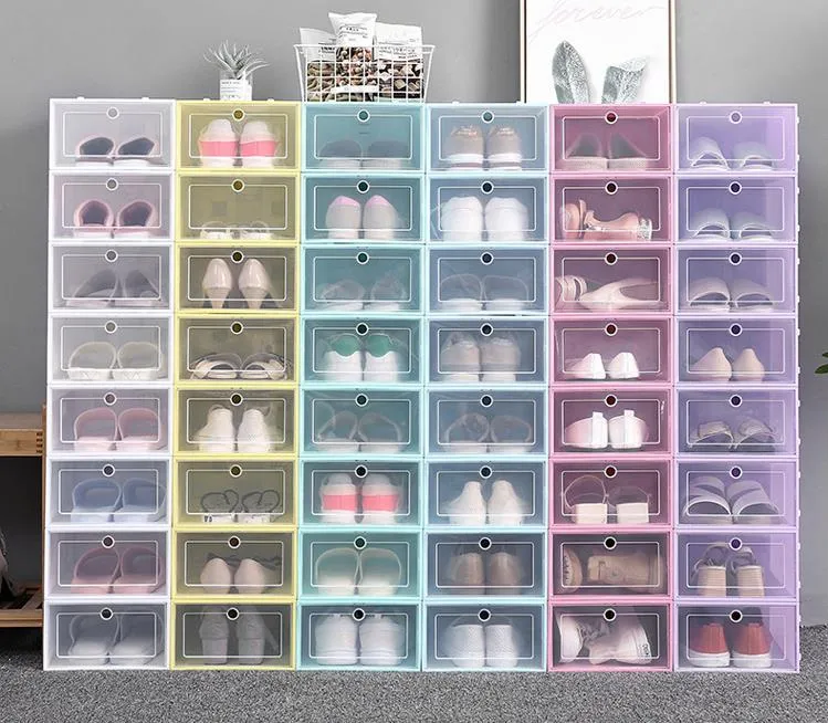Clear shoe sales containers wholesale