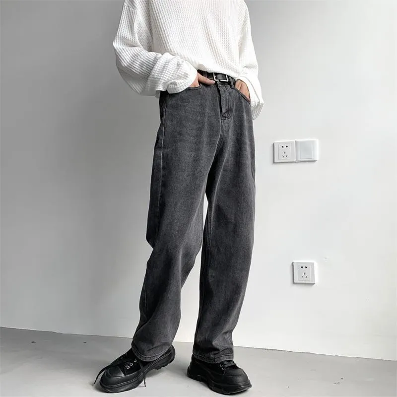 Mens Jeans Black/Blue Plus Velvet Men 