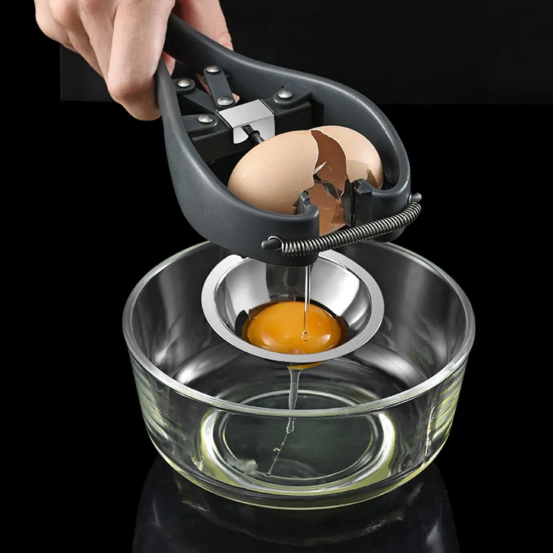 昇華工具ステンレススチールハサミEggeSトッパーカッターシェルオープナー卵クラッカーエッグオープナー生卵のキッチンアクセサリーツール