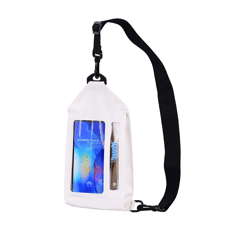 10pcs waistpacks 여성 PVC 대형 Cpacity 방수 보호 가능한 스포츠 크로스 바디 백 믹스 색상