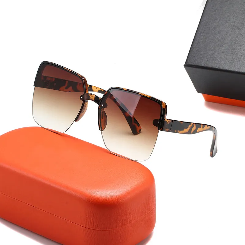 Hochwertige Damen-Sonnenbrille, luxuriöse Herren-Sonnenbrille, UV-Schutz, Herren-Designer-Brille, Farbverlauf, Metallscharnier, modische Damenbrille 9488 mit Boxen