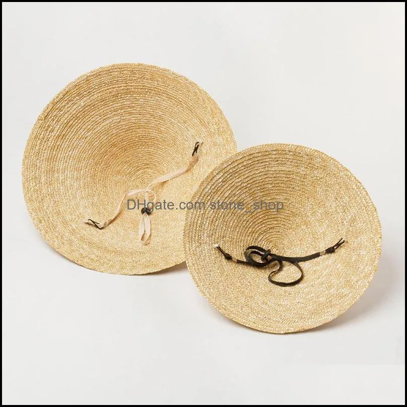 berets natural straw hats for women men caps shape hat fashion custom stage catwalk outdoor beach visor cape parent-child hatberets