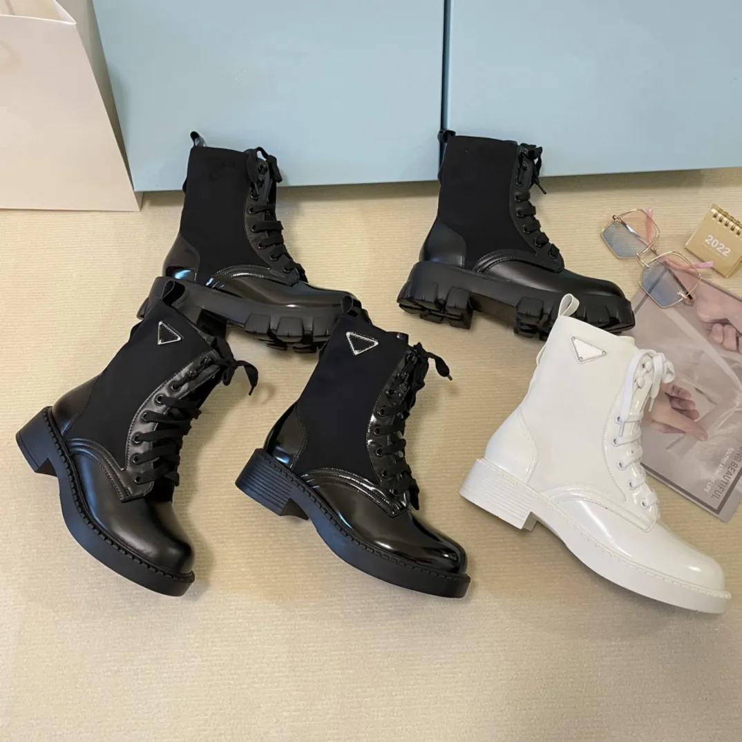 Boots عالية الجودة Boots الكلاسيكية غير المنقولة ROIS Martin Shoes نايلون الصحراء القتالية القتال الجوارب القصيرة جلدية جلدية القابلة للإزالة للنساء الحذاء في الهواء الطلق U660