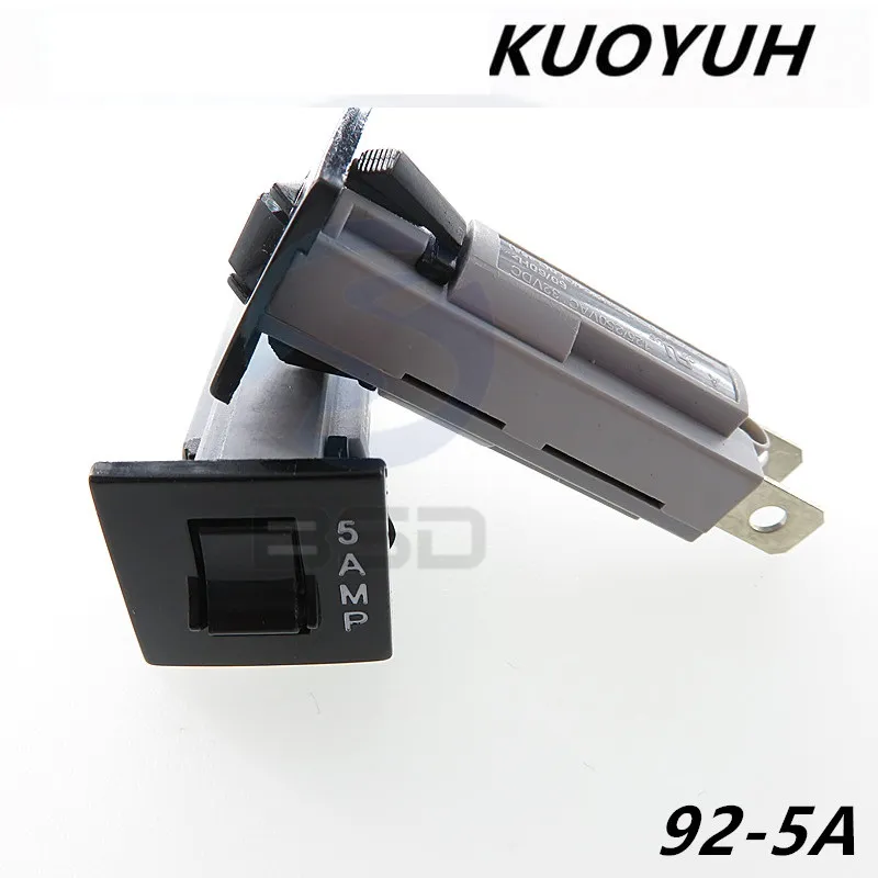 1st Kuoyuh 92-5A 92-5AMP Circuit Breakers Protector Överströmsomkopplare Motor Mätare skydd