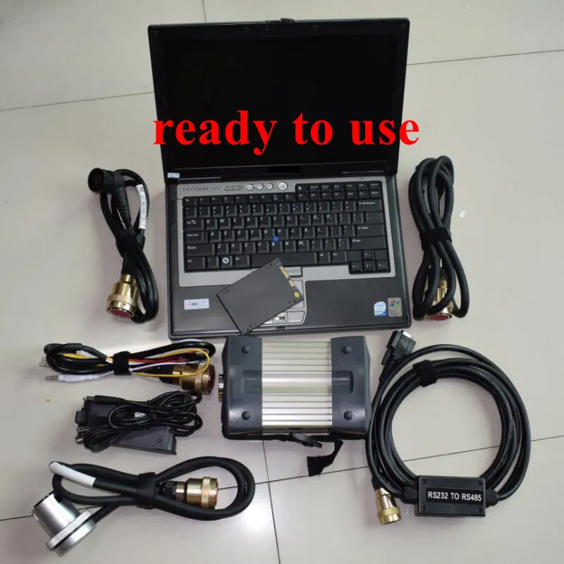 Diagnostic Tools Mb Star C3 With Laptop 2014.12V Xendtry Multiplexer Cables SSD Installed in D630 4GB RAM Directly To Work