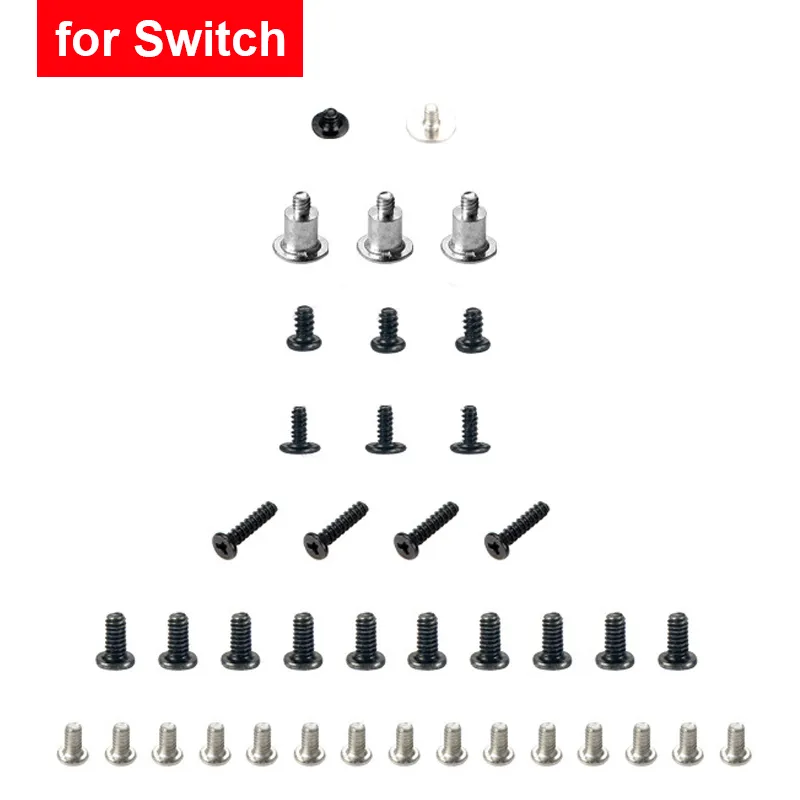 Set di viti da 40 pezzi per Nintendo Switch NS Joy-con Console Set completo di viti Kit di riparazione di ricambio per montaggio Accessori di gioco